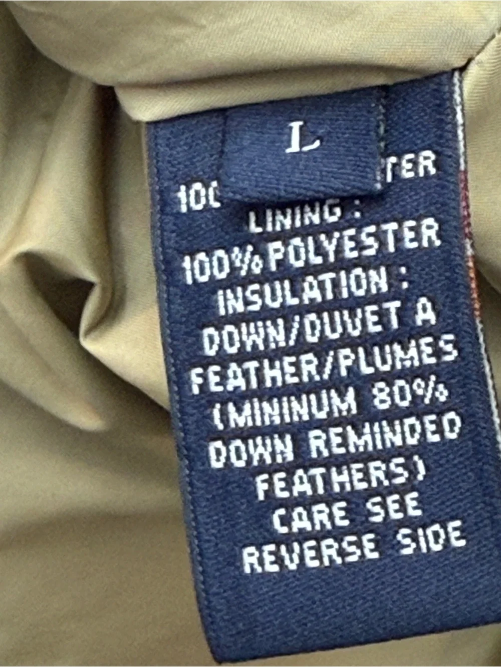 Polo by Ralph Lauren Olive Puffer Jacket with Yellow Accents